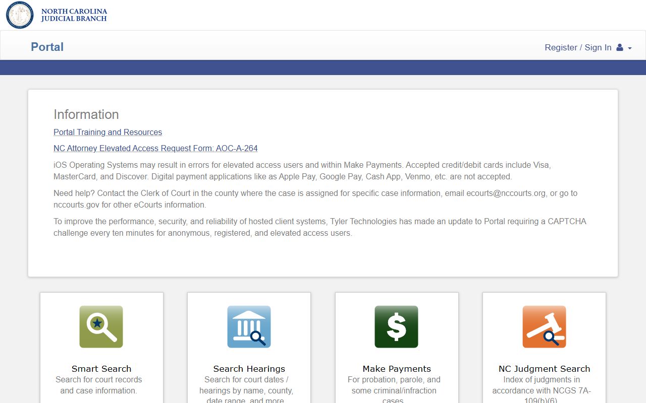 Bladen County court records eCourts Portal home