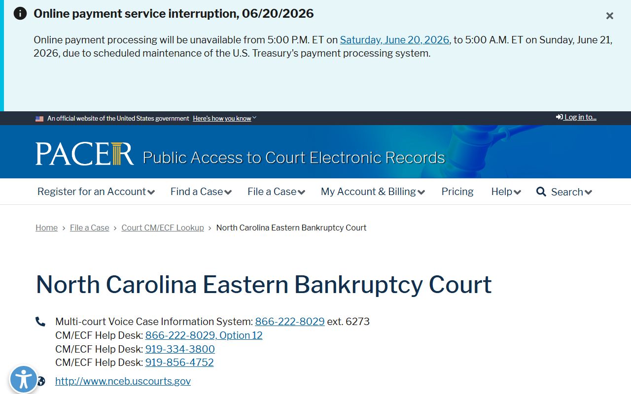 Bladen County probate records PACER bankruptcy lookup